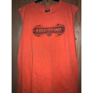 Sleeveless Harley Davidson T-shirt